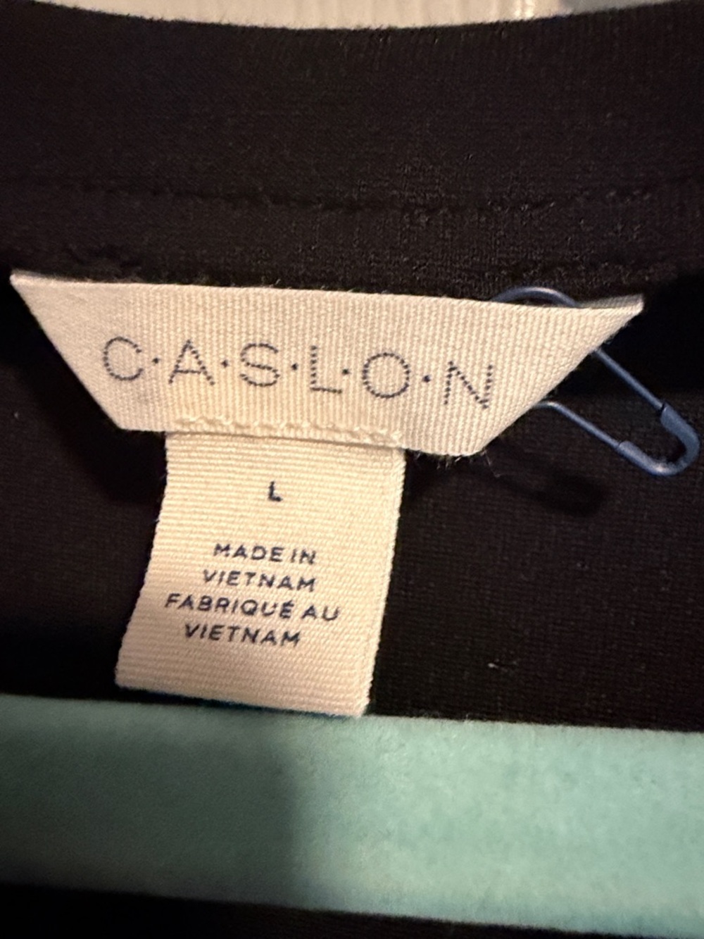 Caslon Black Long Sleeve Midi Dress - Picture 2 of 6